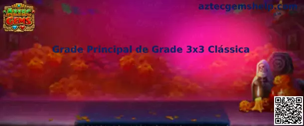 Grade Principal de Grade 3x3 Clássica Aztec Gems